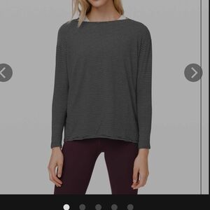 Striped Black and White Women's Top